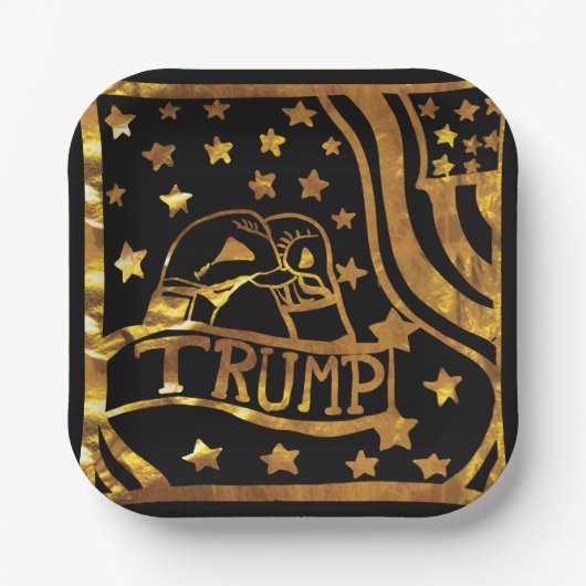 TRUMP 2024 PAPIEREN BORDJE (Voorkant)