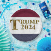 TRUMP 2024 PAPIEREN BORDJE (Feest)