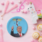 TRUMP 2024 PAPIEREN BORDJE (Feest)
