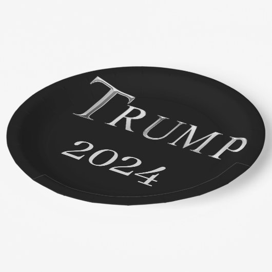 TRUMP 2024 PAPIEREN BORDJE (Gekanteld)