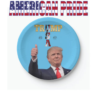 TRUMP 2024 PAPIEREN BORDJE