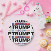 Trump 2024 papieren bordje (Feest)