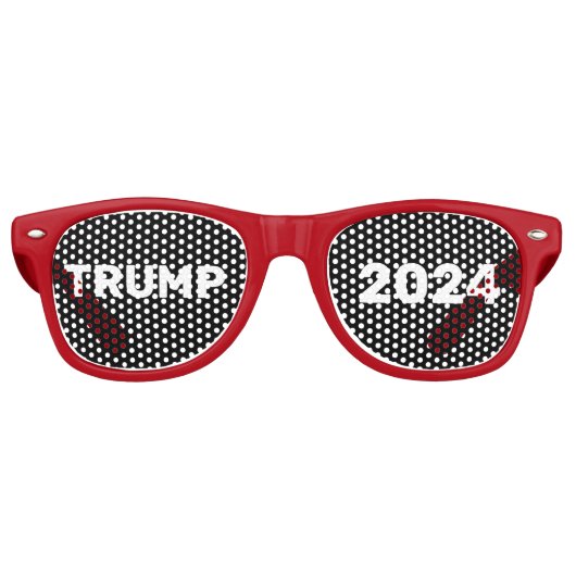 TRUMP 2024 Party Zonnebril (Voorkant)