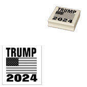 TRUMP 2024 PATRIOTIC RUBBER STEMP RUBBERSTEMPEL (Gestempeld)