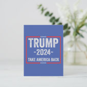 Trump 2024 Patriottisch Republikeins Verkiezings P (Staand voorkant)