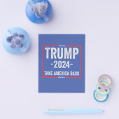 Trump 2024 Patriottisch Republikeins Verkiezings P Flyer (Enkel)