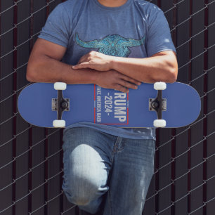 Trump 2024 Patriottisch Republikeins Verkiezings P Persoonlijk Skateboard