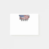 Trump 2024 Patriottische blokletters Post-it® Notes (Voorkant)