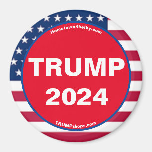 TRUMP 2024 Patriottische magneet