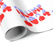 Trump 2024 Patriottische retro  verkiezingen Cadeaupapier (Rol Hoek)