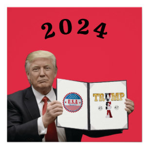 TRUMP 2024 PERFECT POSTER