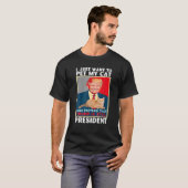 Trump 2024 Pet My Cat and Pretend Trump is nog ste T-shirt (Voorkant volledig)