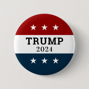 Trump 2024 Pinback Ronde Button 5,7 Cm