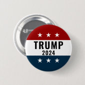Trump 2024 Pinback Ronde Button 5,7 Cm (Voorkant /achterkant)