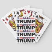Trump 2024 pokerkaarten (Achterkant)