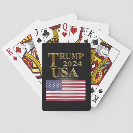 TRUMP 2024 POKERKAARTEN (Achterkant)