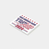 Trump 2024 post-it® notes (Schuin)
