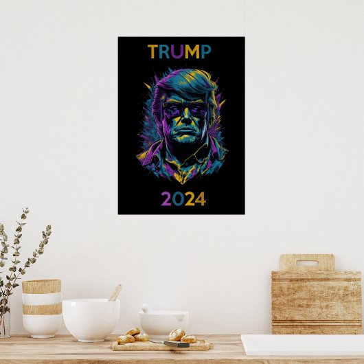 Trump 2024 poster (Keuken)