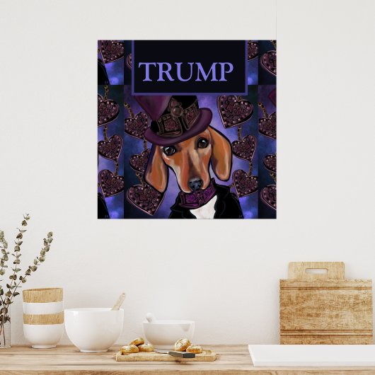 TRUMP 2024 POSTER (Keuken)