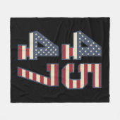 Trump 2024 President 45 47 Amerika V.S. Retro Fleece Deken (Voorkant (Horizontaal))