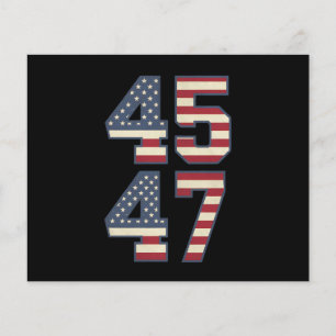 Trump 2024 President 45 47 Amerika VS Vintage Flyer