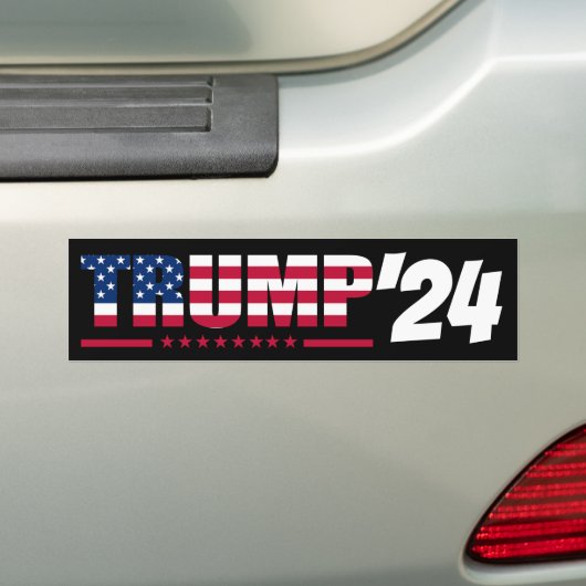 Trump 2024 President Campagne Bumpersticker (Op auto)