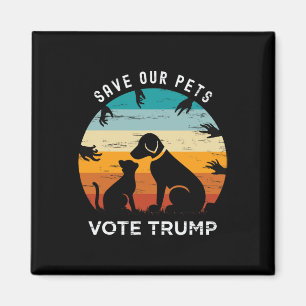 Trump 2024 President Red onze huisdieren Magneet