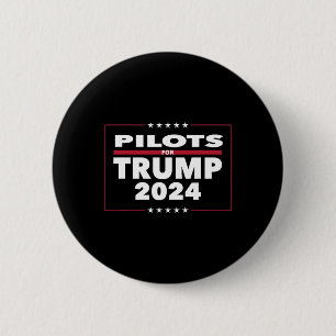 Trump 2024 President Republikeinse piloten Ronde Button 5,7 Cm