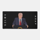 Trump 2024 presidentiële kunst gepersonaliseerd bureaumat (Voorkant)