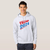 Trump 2024 presidentsverkiezingen anti-liberaal hoodie (Voorkant volledig)