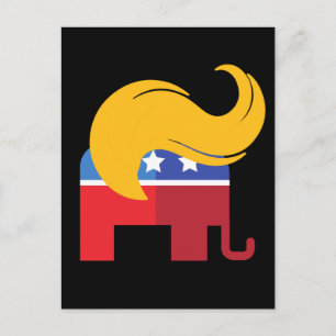 Trump 2024 presidentsverkiezingen briefkaart