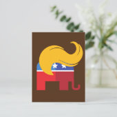 Trump 2024 presidentsverkiezingen briefkaart (Staand voorkant)