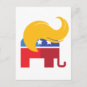 Trump 2024 presidentsverkiezingen briefkaart