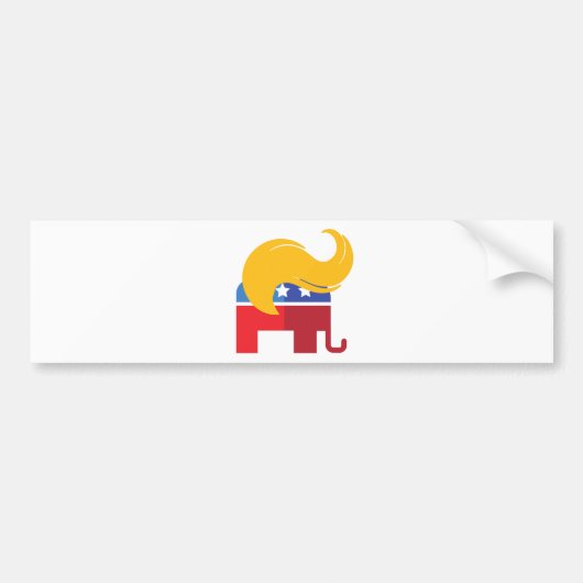 Trump 2024 presidentsverkiezingen bumpersticker (Voorkant)