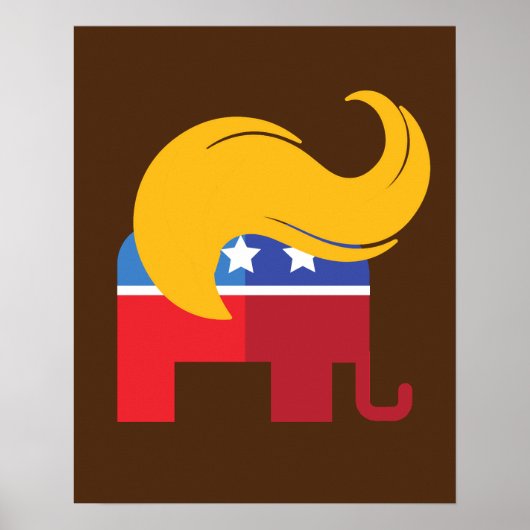 Trump 2024 presidentsverkiezingen poster (Voorkant)