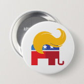 Trump 2024 presidentsverkiezingen ronde button 7,6 cm (Voorkant /achterkant)