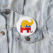 Trump 2024 presidentsverkiezingen ronde button 7,6 cm (In situ)