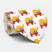 Trump 2024 presidentsverkiezingen stropdas (Opgerold)