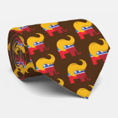 Trump 2024 presidentsverkiezingen stropdas (Opgerold)