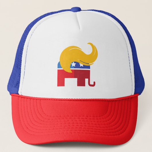 Trump 2024 presidentsverkiezingen trucker pet (Voorkant)