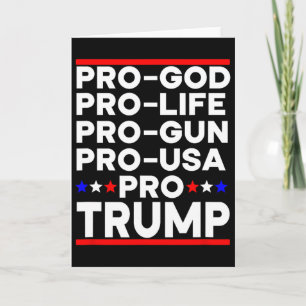 Trump 2024 Pro Wapen Pro Leven Pro God Pro Amerika Kaart