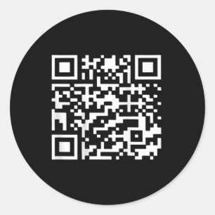 Trump 2024 QR 4547 T-shirt Trump Dancing Code Ronde Sticker