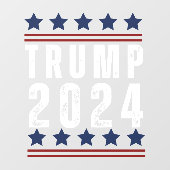 Trump 2024 raamsticker (Vel)