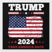 Trump 2024 raamsticker (Vel)