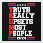 Trump 2024 raamsticker (Vel)