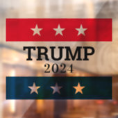Trump 2024 raamsticker (Vel 2)