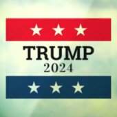 Trump 2024 raamsticker (Vel 3)