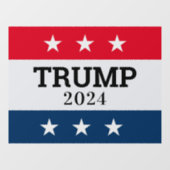 Trump 2024 raamsticker (Vel)