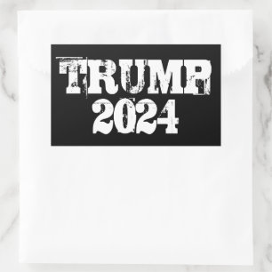 Trump 2024 rechthoekige sticker