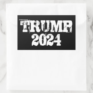 Trump 2024 rechthoekige sticker